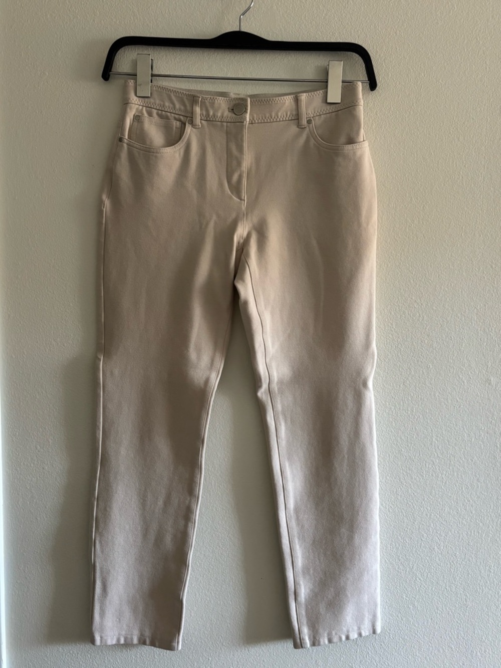 Chicos So Slimming Cream Pull On Pants Size 00